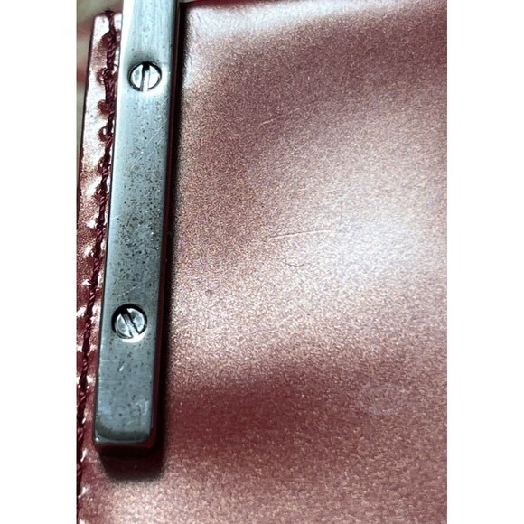 Furla Red Patent Leather Shoulder Bag Baguette Purse Tote Made in Italy - Picture 12 of 13